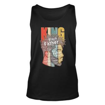 King African American Black Father Unisex Tank Top - Monsterry CA