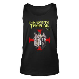 Knight Templar T Shirt - The Knight Templar Of God - Knight Templar Store Unisex Tank Top - Seseable