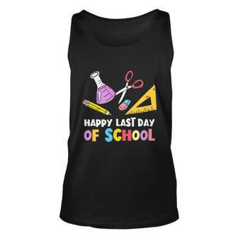 Last Days Of School Teacher Student Happy Last Day School Cool Gift Unisex Tank Top - Monsterry DE