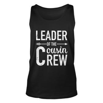 Leader Of The Cousin Crew Cool Gift Unisex Tank Top - Monsterry AU
