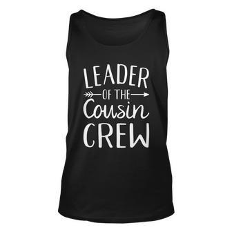 Leader Of The Cousin Crew Gift Unisex Tank Top - Monsterry