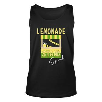 Lemonade Stand Squad Lemon Juice Drink Lover Unisex Tank Top - Monsterry