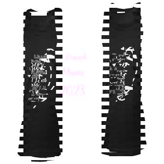 Leopard Pattern Proud Senior Mom Football Class Of 2023 Cool Gift Graphic Design Printed Casual Daily Basic Unisex Tank Top - Thegiftio
