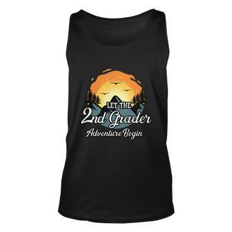 Let The 2Nd Grade Adventure Begin Back To School Unisex Tank Top - Monsterry