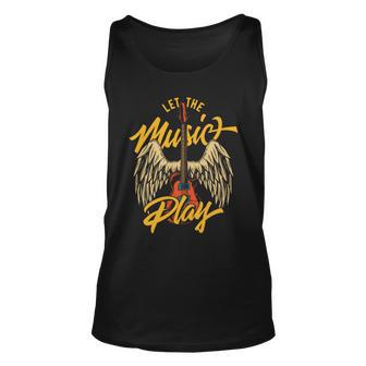 Let The Music Play Unisex Tank Top - Monsterry DE