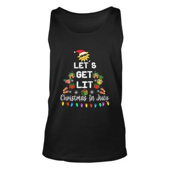 Lets Get Lit Christmas In July Cute Gift Unisex Tank Top - Monsterry