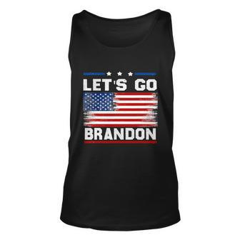 Lets Go Brandon Conservative Anti Liberal Us Flag Gift Graphic Design Printed Casual Daily Basic Unisex Tank Top - Thegiftio UK