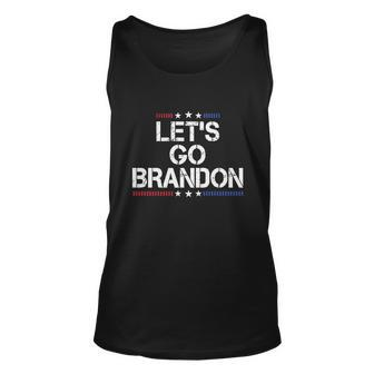 Lets Go Brandon Essential Brandon Funny Political Unisex Tank Top - Monsterry AU