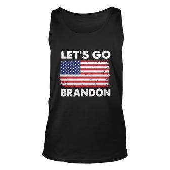 Lets Go Brandon Lets Go Brandon Flag Tshirt Unisex Tank Top - Monsterry DE