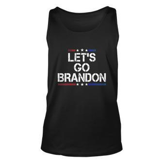 Lets Go Brandon Lets Go Brandon Funny V2 Unisex Tank Top - Thegiftio UK