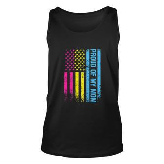 Lgbt Flag Proud Of My Mom Pride Month Graphic Design Printed Casual Daily Basic Unisex Tank Top - Thegiftio UK