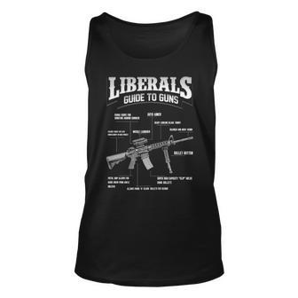 Liberals Guide To Guns Unisex Tank Top - Seseable