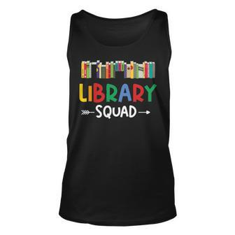 Library Squad Books Lovers Unisex Tank Top - Thegiftio UK