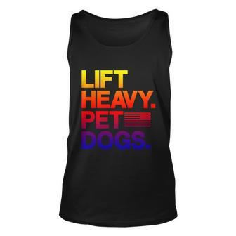 Lift Heavy Pet Dogs Gym Cute Gift For Weightlifters Gift Graphic Design Printed Casual Daily Basic Unisex Tank Top - Thegiftio UK