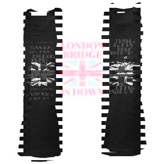 London Bridge Is Down Men Women Tank Top Graphic Print Unisex - Thegiftio UK