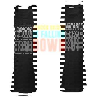 London Bridge Is Falling Down - God Save The Queen Eliza Men Women Tank Top Graphic Print Unisex - Thegiftio UK