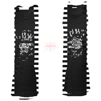 London Great Britain Vintage Crown Funny Gift Graphic Design Printed Casual Daily Basic Unisex Tank Top - Thegiftio UK
