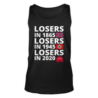 Losers In 1865 Losers In 1945 Losers In 2020 Unisex Tank Top - Thegiftio UK