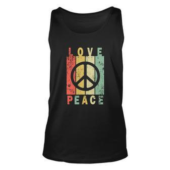 Love And Peace Unisex Tank Top - Monsterry CA
