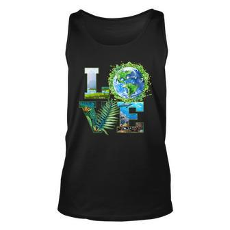 Love Earth Day Celebration Unisex Tank Top - Monsterry AU