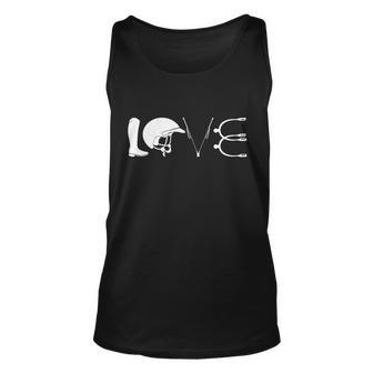 Love Horseback Riding Horse Fan Unisex Tank Top - Monsterry