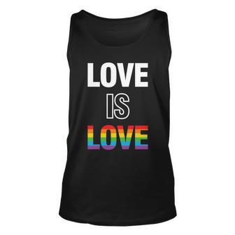Love Is Love Pride Month Lgbt Unisex Tank Top - Monsterry