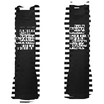 Lovely Funny Cool Sarcastic Bring Me Coffee Then Well Talk Unisex Tank Top - Thegiftio