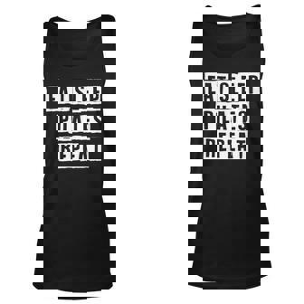 Lovely Funny Cool Sarcastic Eat Sleep Pilates Repeat Unisex Tank Top - Thegiftio