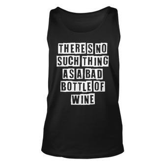 Lovely Funny Cool Sarcastic Theres No Such Thing As A Bad Unisex Tank Top - Thegiftio UK