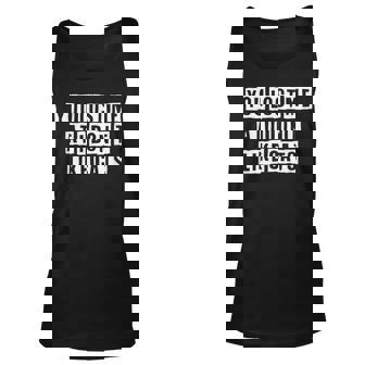 Lovely Funny Cool Sarcastic You Lost Me At I Dont Like Cats Unisex Tank Top - Thegiftio