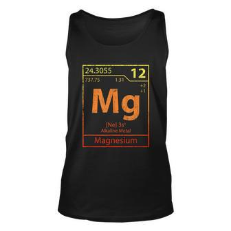 Magnesium Periodic Table Of Elements Funny Chemistry Vintage Graphic Design Printed Casual Daily Basic Unisex Tank Top - Thegiftio UK