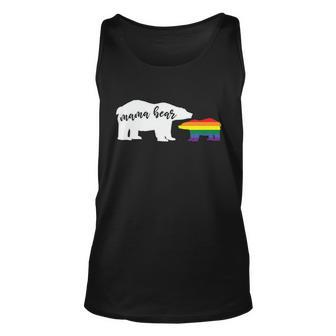 Mama Bear Lgbt Gay Pride Lesbian Bisexual Ally Quote Unisex Tank Top - Monsterry AU