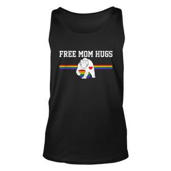 Mama Bear Lgbt Heart Rainbow Lgbt Month 2022 Free Mom Hugs Meaningful Gift Unisex Tank Top - Thegiftio UK