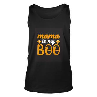 Mama Is My Boo Halloween Quote Unisex Tank Top - Monsterry UK