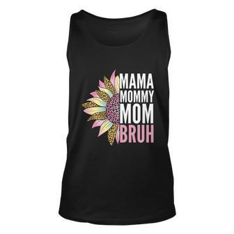 Mama Mommy Mom Bruh Sunflower Tshirt Unisex Tank Top - Monsterry