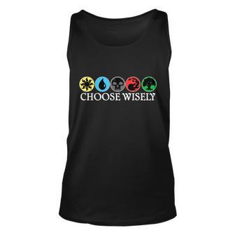 Mana Symbols Gathering Magic Choose Wisely Tshirt Unisex Tank Top - Monsterry AU