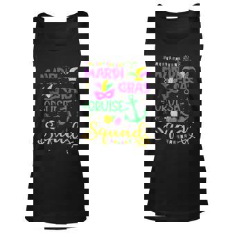 Mardi Gras Cruise Squad 2023 Matching Group Family Vacation V2 Men Women Tank Top Graphic Print Unisex - Thegiftio UK