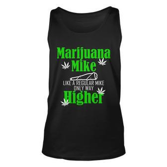 Marijuana Mike Funny Weed 420 Cannabis Tshirt Unisex Tank Top - Monsterry DE