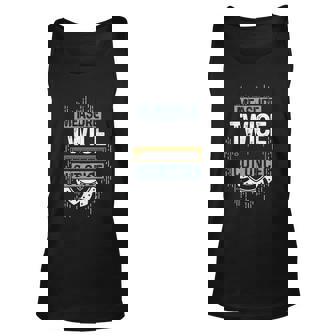 Measure Twice Cut Once Mens Carpenters & Woodworkers Unisex Tank Top - Thegiftio UK