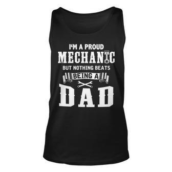 Mechanic - Nothing Beats Being A Dad Unisex Tank Top - Seseable