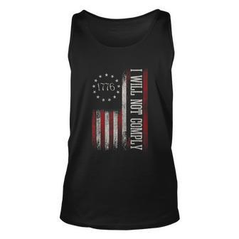 Medical Freedom I Will Not Comply No Mandates Tshirt Unisex Tank Top - Monsterry DE