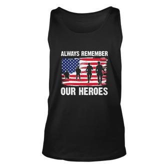 Memorial Day Patriotic Usa Flag Military Unisex Tank Top - Monsterry UK