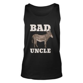 Mens Badass Uncle Funny Pun Cool Unisex Tank Top - Monsterry AU
