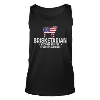 Mens Briketarian Bbq Grilling Chef State Map Funny Barbecue V2 Unisex Tank Top - Seseable