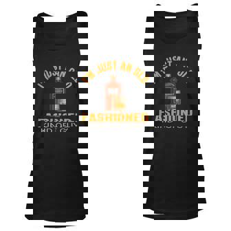 Mens Call Me Old Fashioned Brandy Mens Bourbon Funny Whisky Men Women Tank Top Graphic Print Unisex - Thegiftio UK
