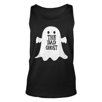 Mens Dad Ghost Matching Family Group Halloween Party Unisex Tank Top - Thegiftio UK