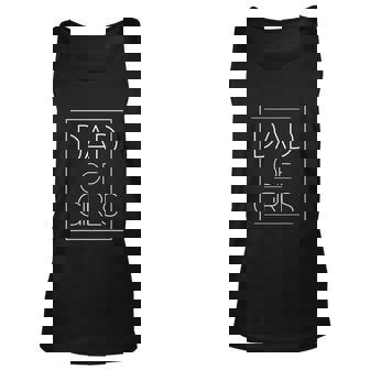 Mens Dad Of Girls Fathers Day Unisex Tank Top - Thegiftio