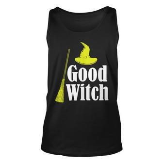 Mens Good Witch Witchcraft Halloween Blackcraft Devil Spiritual Unisex Tank Top - Seseable