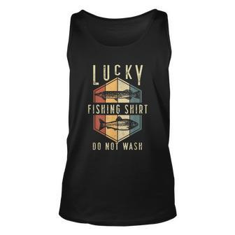 Mens Lucky Fishing Shirt Do Not Wash Fathers Day Fisherman Dad Graphic Design Printed Casual Daily Basic Unisex Tank Top - Thegiftio UK