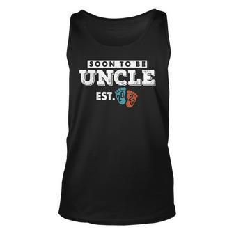 Mens Promoted To Uncle Est 2023 Pregnancy Soon To Be Uncle Gift Men Women Tank Top Graphic Print Unisex - Thegiftio UK